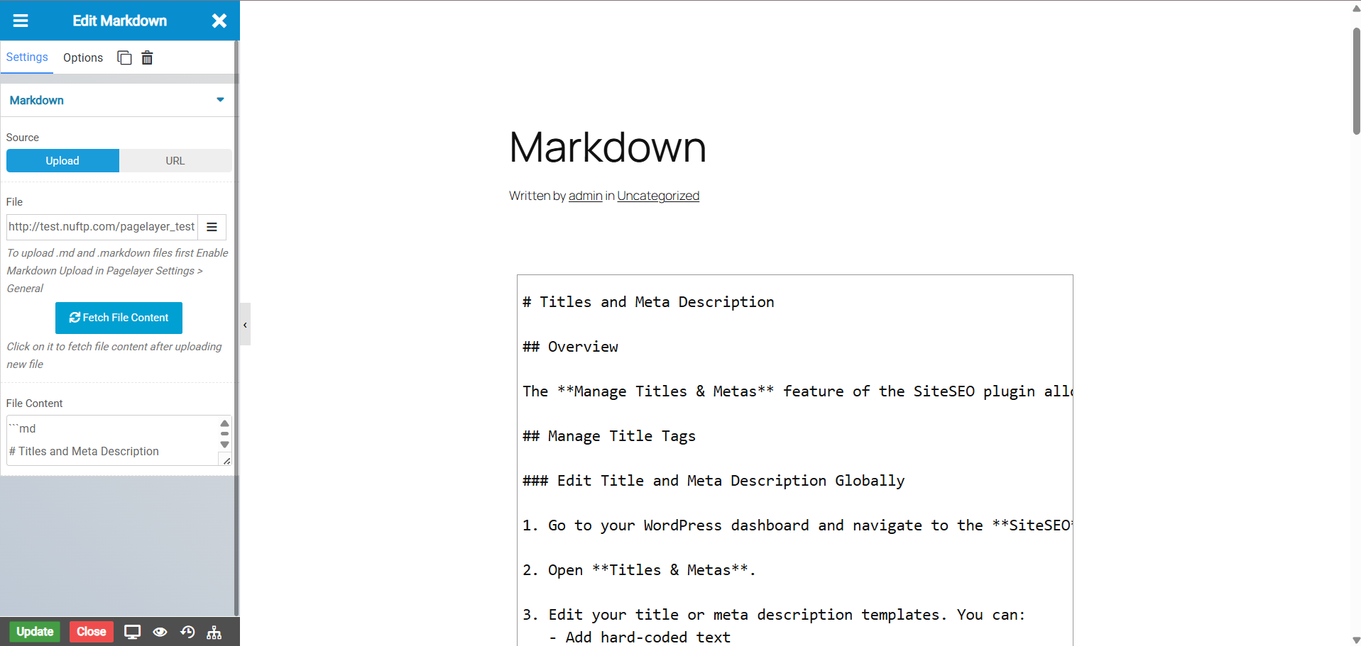 markdown